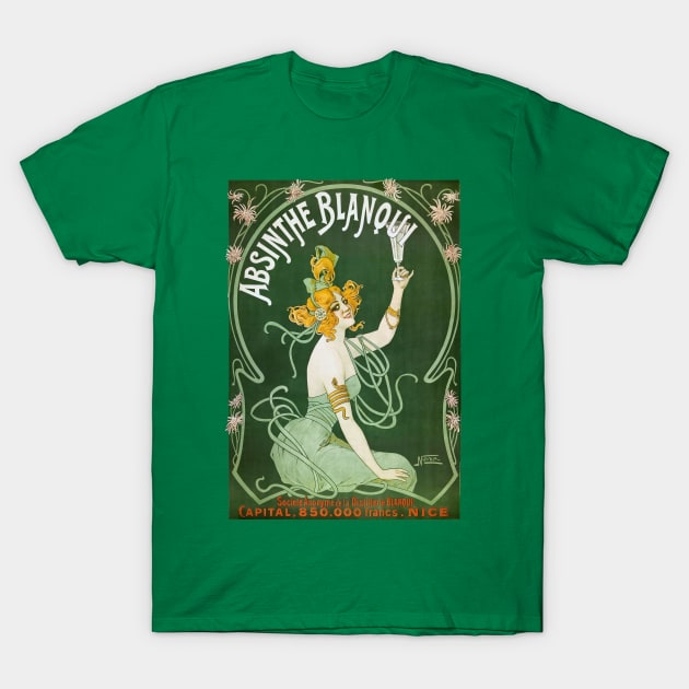 Absinthe vintage advertisement poster T-Shirt by UndiscoveredWonders